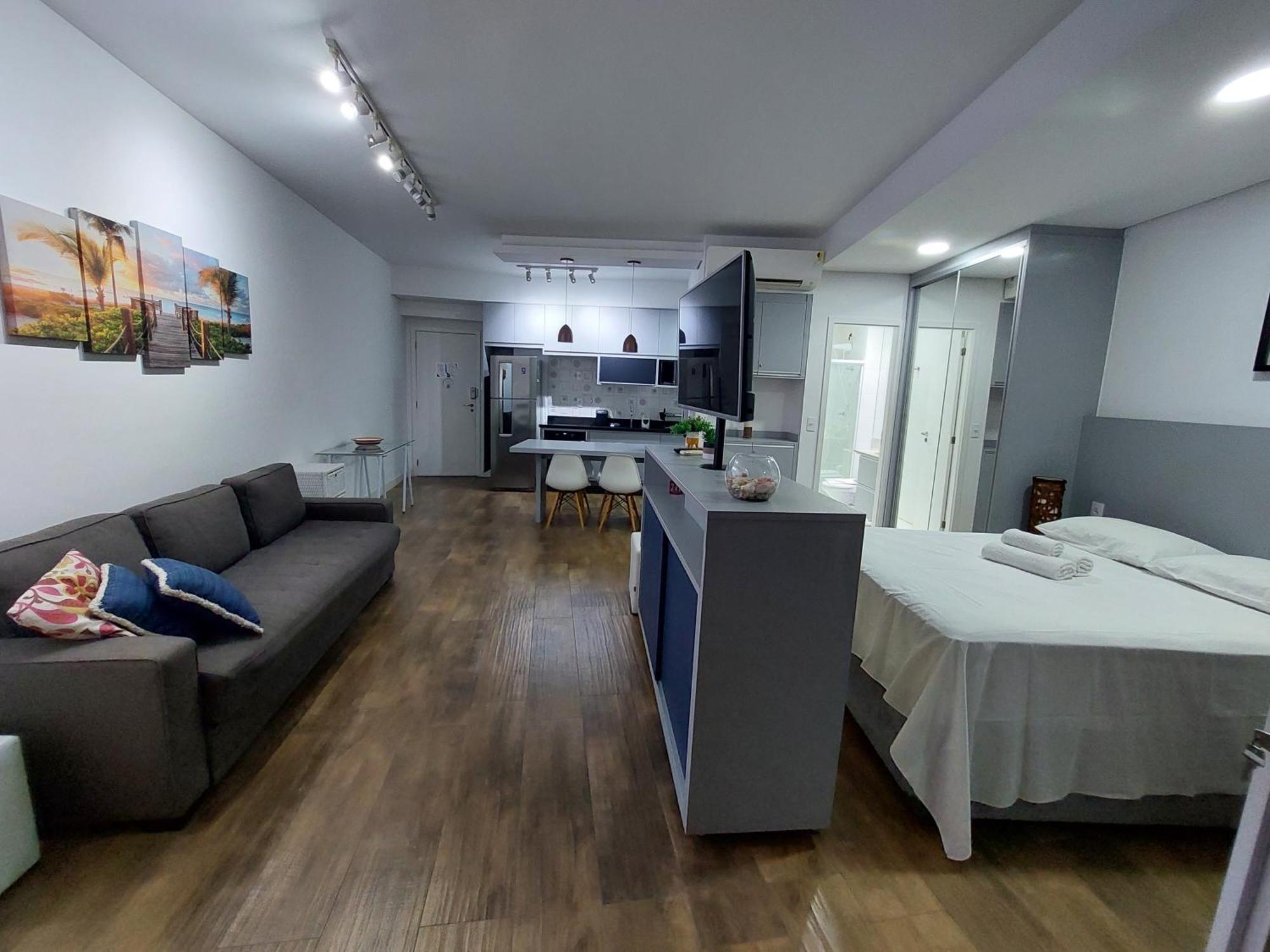 Apartamento Book Santos - Unlimited 1910 - Tranquilidade Vista Mar