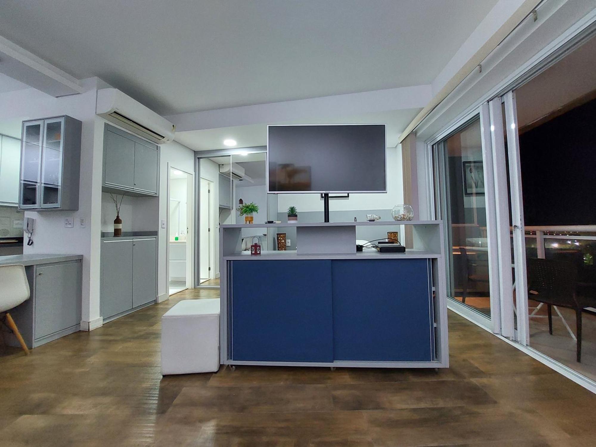 Apartamento Book Santos - Unlimited 1910 - Tranquilidade Vista Mar *